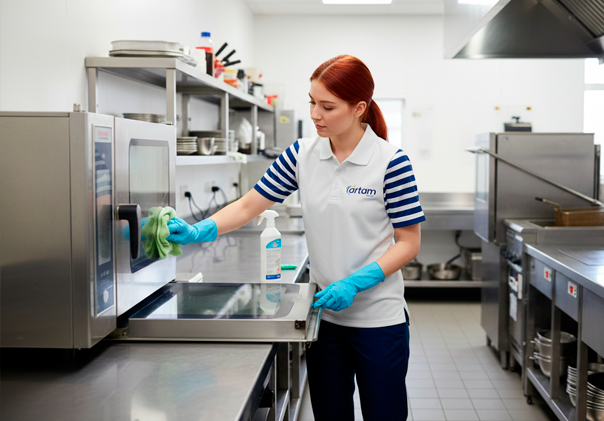 Kitchen, Bar and Food Preparation Areas: ✓Deep degreasing, scrubbing and sanitising of floors, walls, exhausts, and splashbacks ✓Equipment & appliance cleaning ✓Cleaning and sanitising benches, sinks, and shelving ✓Hood, vent, and duct cleaning